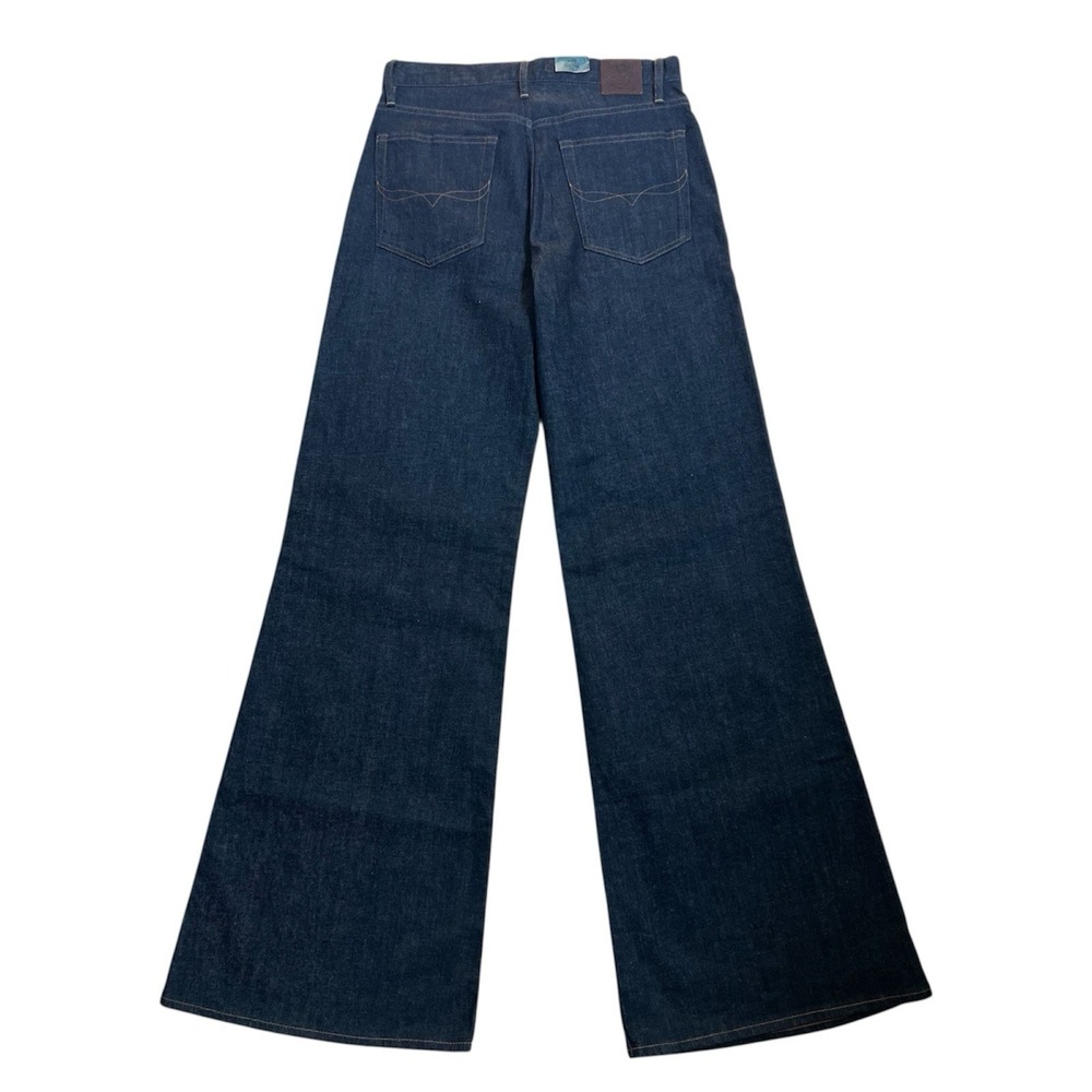 NWT Ralph Lauren Hampton Fit Jeans Women's 29x34 Dark Wash Wide Leg MSRP $225